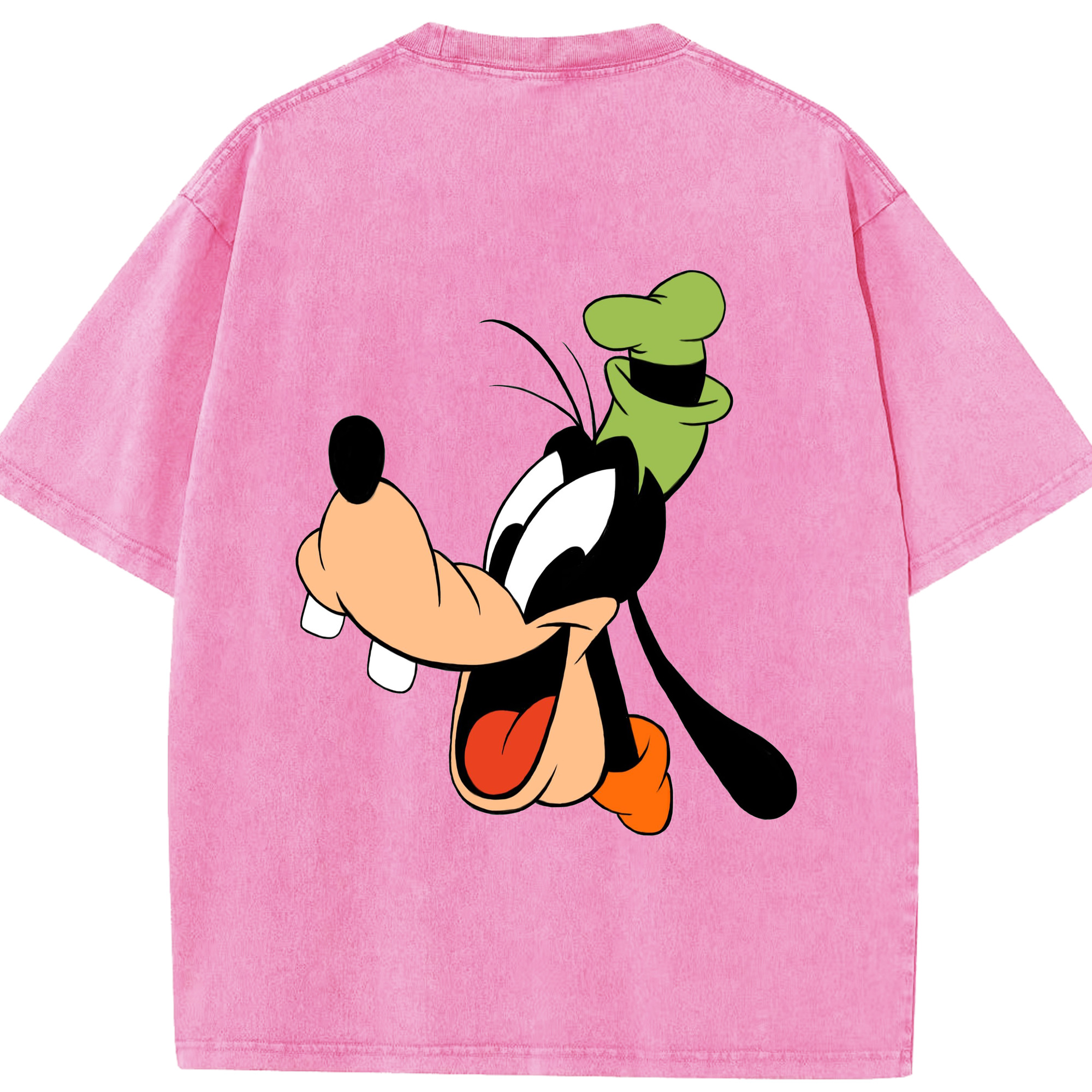 （画像用） ミッキーマウス Mickey Mouse 綿100% ヴィンテージ風 半袖Tシャツ（背面プリント）